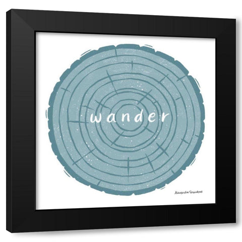 Nature Sanctuary III Black Modern Wood Framed Art Print by Snowdon, Alexandra