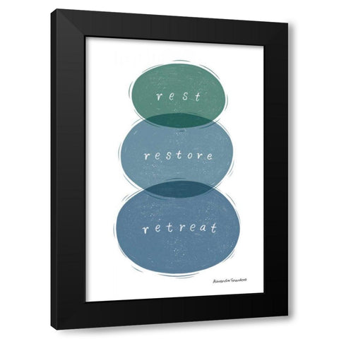 Nature Sanctuary VI Black Modern Wood Framed Art Print with Double Matting by Snowdon, Alexandra