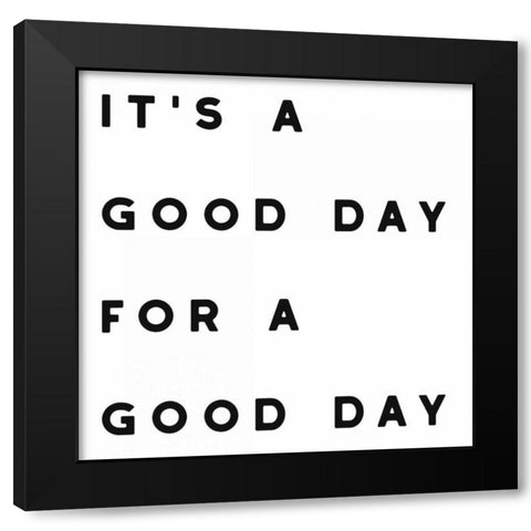 Lovely Home II White Clean Black Modern Wood Framed Art Print with Double Matting by Wild Apple Portfolio