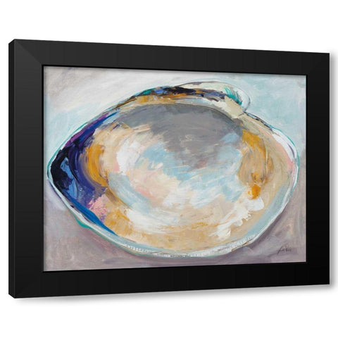 Open Quahog I Black Modern Wood Framed Art Print by Vertentes, Jeanette