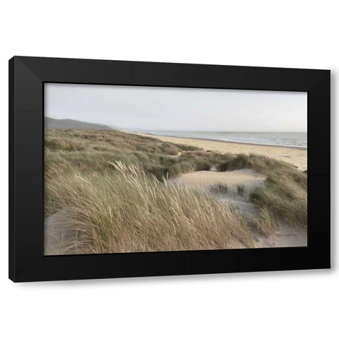 Oregon Dunes Black Modern Wood Framed Art Print with Double Matting by Majchrowicz, Alan