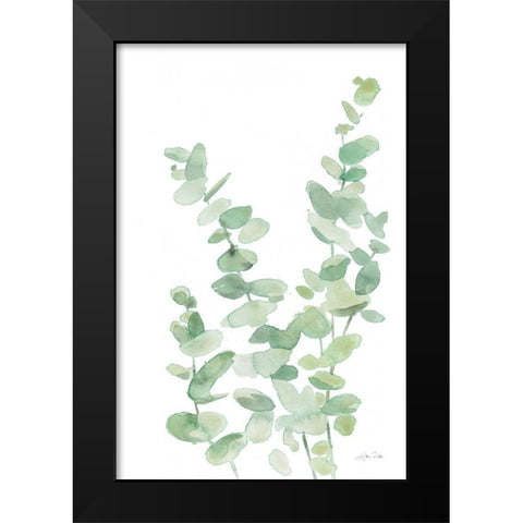 Eucalyptus II Black Modern Wood Framed Art Print by Pete, Katrina