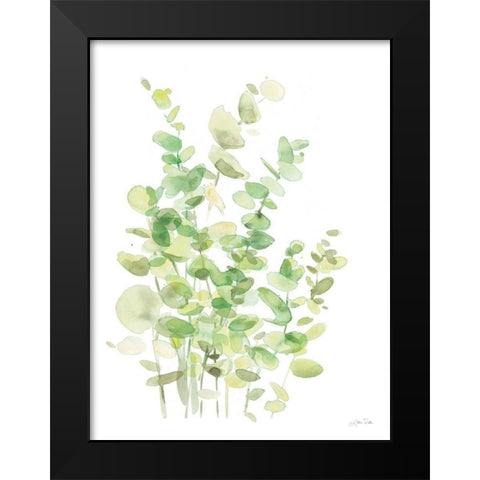 Eucalyptus III Black Modern Wood Framed Art Print by Pete, Katrina