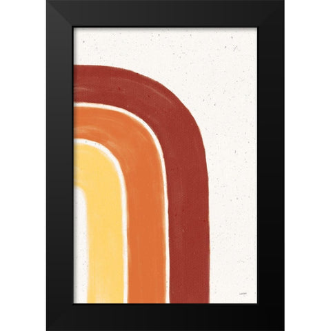Fall Rainbow I Black Modern Wood Framed Art Print by York, Leah