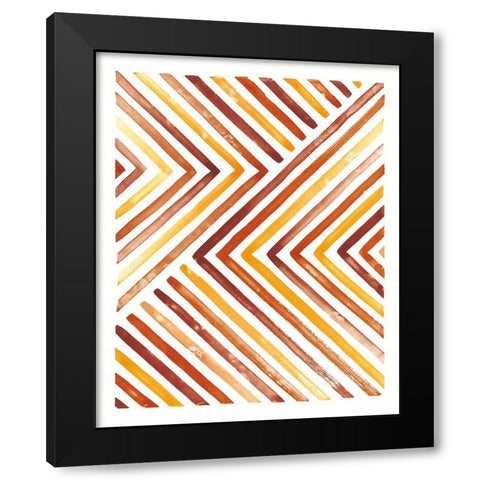 Fall Desert Sunset I Black Modern Wood Framed Art Print by Marshall, Laura
