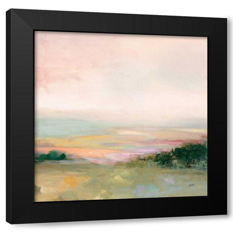 Dark Glowing Valley Black Modern Wood Framed Art Print by Purinton, Julia