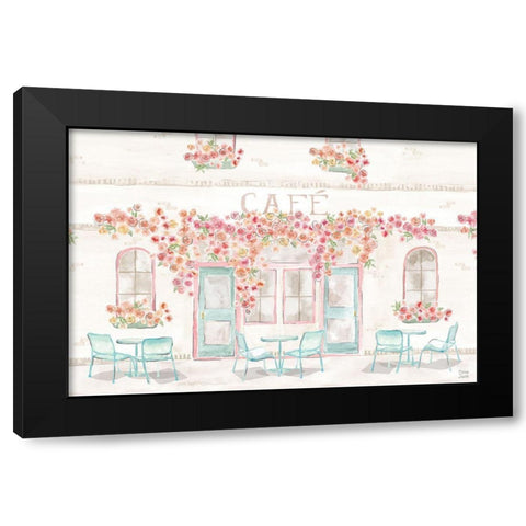 World Tour XV White Black Modern Wood Framed Art Print by June, Dina