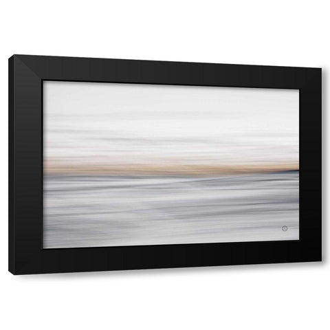 Waves Move Me II Black Modern Wood Framed Art Print by Larson, Nathan
