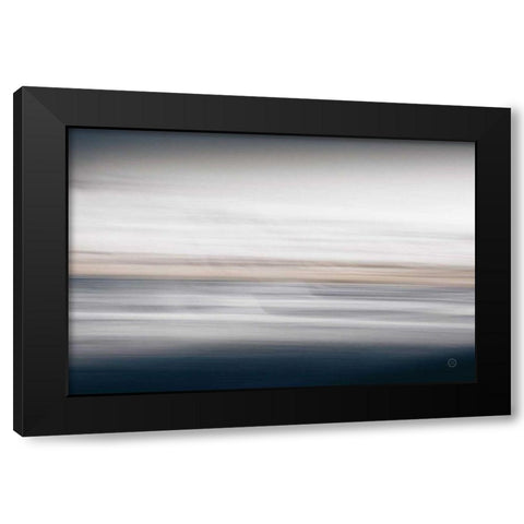 Waves Move Me IV Black Modern Wood Framed Art Print by Larson, Nathan