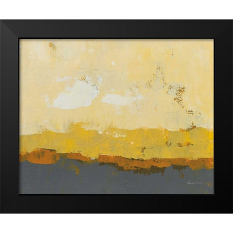 Golden Hour Black Modern Wood Framed Art Print by Munger, Pamela