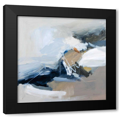 Surfacing Black Modern Wood Framed Art Print with Double Matting by Munger, Pamela