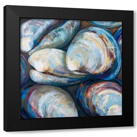 Salty I Black Modern Wood Framed Art Print with Double Matting by Vertentes, Jeanette