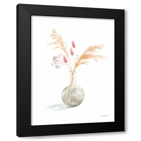 Everlasting Bouquet I Black Modern Wood Framed Art Print with Double Matting by Nai, Danhui