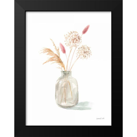 Everlasting Bouquet II Black Modern Wood Framed Art Print by Nai, Danhui