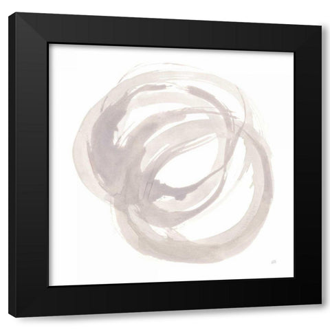 Coming Back I Black Modern Wood Framed Art Print with Double Matting by Paschke, Chris