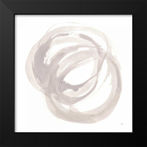 Coming Back I Black Modern Wood Framed Art Print by Paschke, Chris