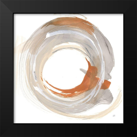 Hake Neutral I Black Modern Wood Framed Art Print by Paschke, Chris