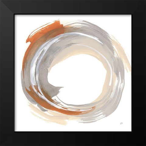 Hake Neutral II Black Modern Wood Framed Art Print by Paschke, Chris