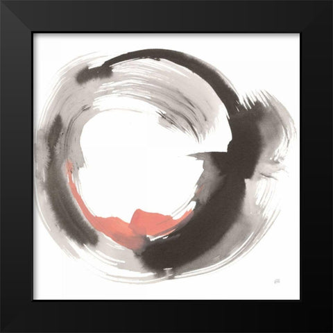 Hake Clay IV Black Modern Wood Framed Art Print by Paschke, Chris