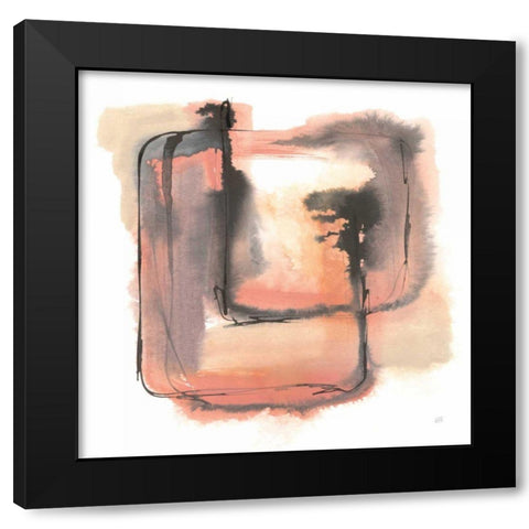 Life Squared I Black Modern Wood Framed Art Print by Paschke, Chris