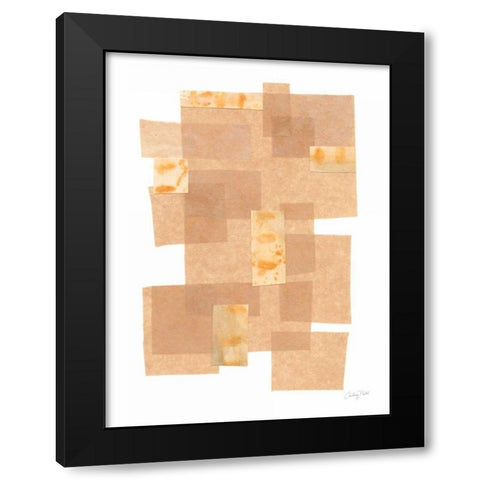 Building Blocks III Black Modern Wood Framed Art Print by Prahl, Courtney