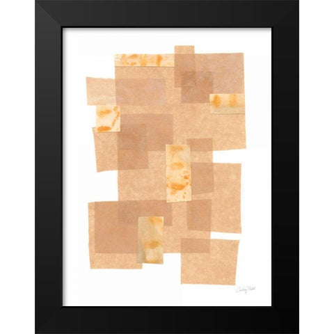 Building Blocks III Black Modern Wood Framed Art Print by Prahl, Courtney
