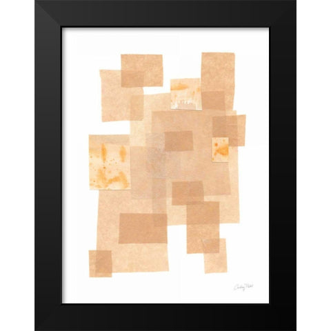 Building Blocks IV Black Modern Wood Framed Art Print by Prahl, Courtney