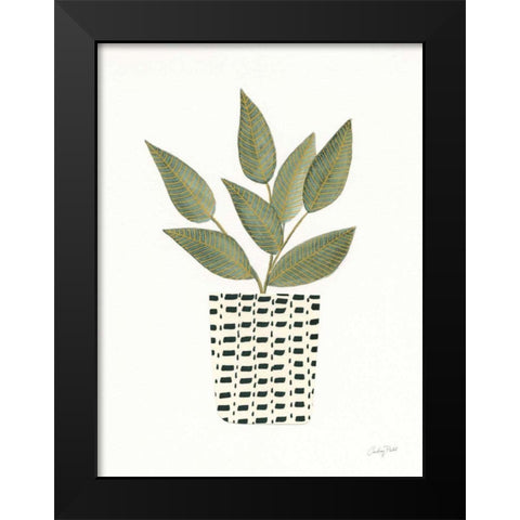 Herb Garden III Black Modern Wood Framed Art Print by Prahl, Courtney
