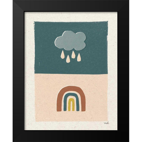 New Day II Black Modern Wood Framed Art Print by Hershey, Moira