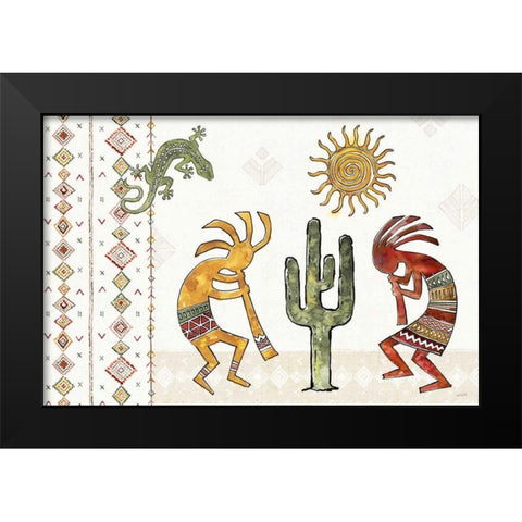 Southwest Flair I Black Modern Wood Framed Art Print by Tavoletti, Anne