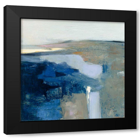 Above the Waves Black Modern Wood Framed Art Print with Double Matting by Purinton, Julia