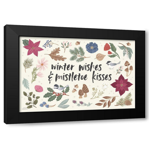 Winter Spirit I Black Modern Wood Framed Art Print with Double Matting by Marshall, Laura