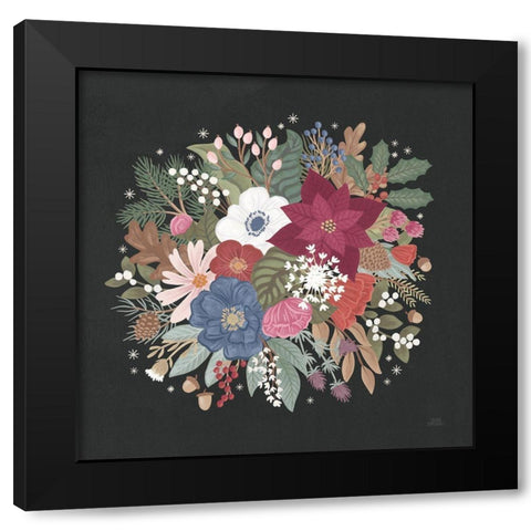 Winter Spirit IX Black Modern Wood Framed Art Print with Double Matting by Marshall, Laura