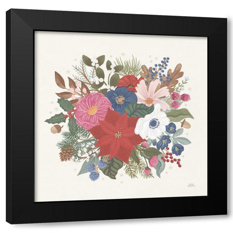 Winter Spirit X Black Modern Wood Framed Art Print with Double Matting by Marshall, Laura