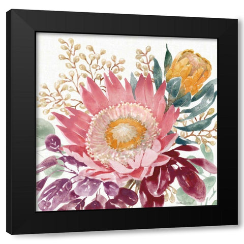 Petal Passion VIII Black Modern Wood Framed Art Print by Grove, Beth