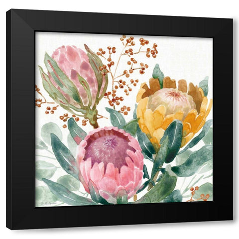 Petal Passion IX Black Modern Wood Framed Art Print by Grove, Beth