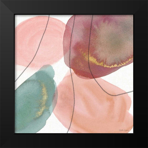 Petal Passion XII Black Modern Wood Framed Art Print by Grove, Beth