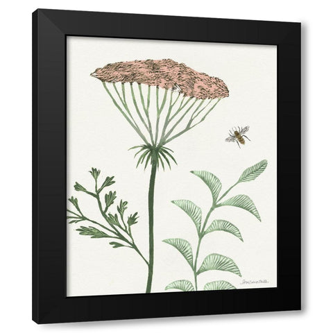 Springtime III Warm Black Modern Wood Framed Art Print by Miller, Sara Zieve