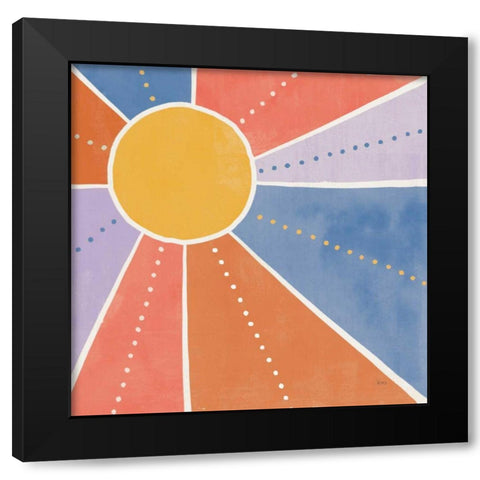 Botanical Form VI Bright Black Modern Wood Framed Art Print with Double Matting by Charron, Veronique