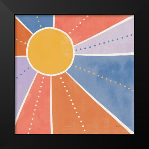 Botanical Form VI Bright Black Modern Wood Framed Art Print by Charron, Veronique