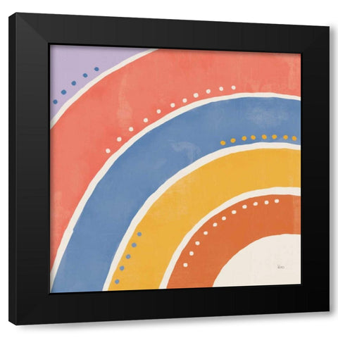 Botanical Form VII Bright Black Modern Wood Framed Art Print by Charron, Veronique