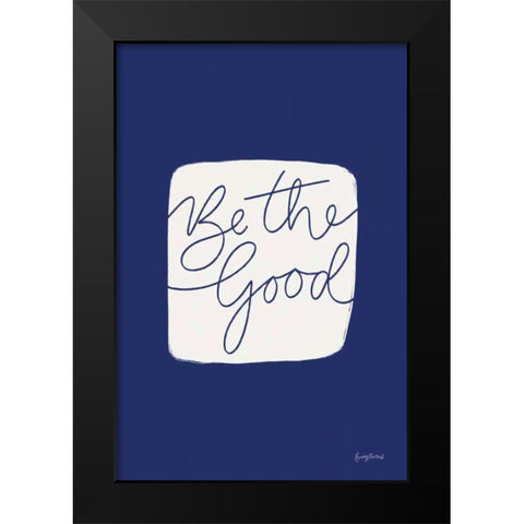 Calm Home VI Indigo Black Modern Wood Framed Art Print by Thorns, Becky