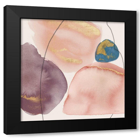 Petal Passion XI Eventide Black Modern Wood Framed Art Print by Grove, Beth