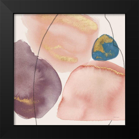 Petal Passion XI Eventide Black Modern Wood Framed Art Print by Grove, Beth