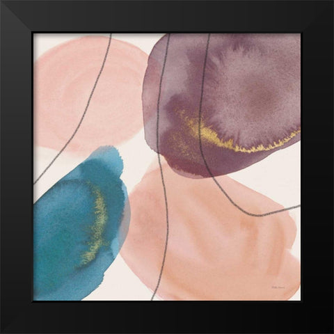 Petal Passion XII Eventide Black Modern Wood Framed Art Print by Grove, Beth