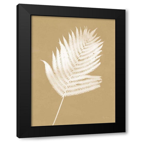Nature by the Lake Ferns III Brown Black Modern Wood Framed Art Print by Rhue, Piper