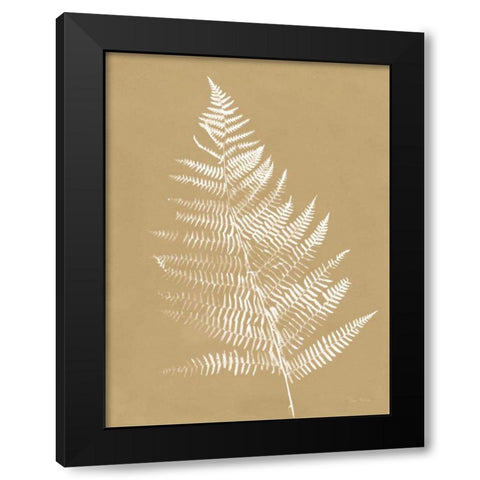 Nature by the Lake Ferns VI Brown Black Modern Wood Framed Art Print by Rhue, Piper
