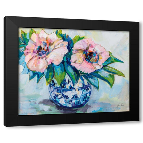 Charming Black Modern Wood Framed Art Print by Vertentes, Jeanette