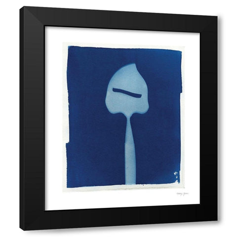 Cyanotype Kitchen II Black Modern Wood Framed Art Print by Green, Nancy