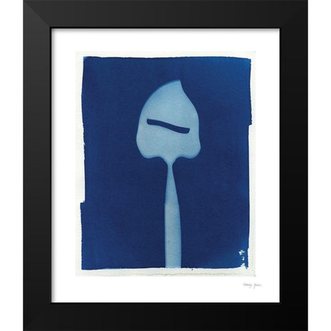 Cyanotype Kitchen II Black Modern Wood Framed Art Print by Green, Nancy